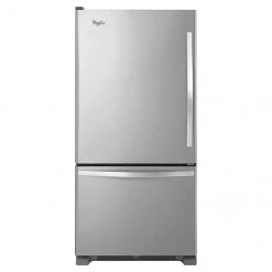 Whirlpool Bottom-Freezer Refrigerator - 30-in - 19-cu ft - Stainless Steel