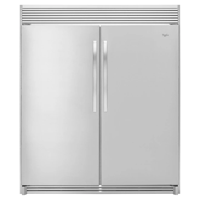 Whirlpool Freezer with Fast Freeze Option- 18-cu ft - Stainless Steel 4 Whirlpool Freezer with Fast Freeze Option- 18-cu ft - Stainless Steel - Image 2