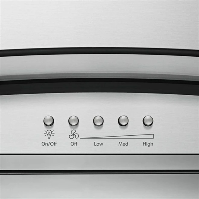 Whirlpool Wall Mounted Range Hood - Stainless Steel - LED Lighting - 30-in 5 Whirlpool Wall Mounted Range Hood - Stainless Steel - LED Lighting - 30-in - Image 3