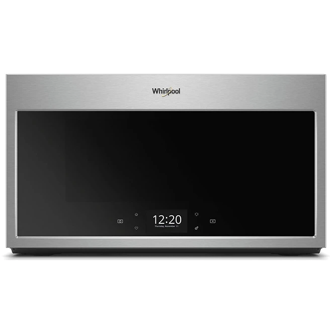 Whirlpool Smart Convection Over-the-Range Microwave - 1000 W - 1.9-cu ft - Stainless Steel 3 Whirlpool Smart Convection Over-the-Range Microwave - 1000 W - 1.9-cu ft - Stainless Steel