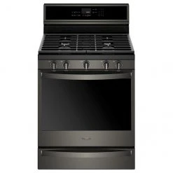 Gas Smart Range - 5.8 cu. ft. - Black Stainless Steel