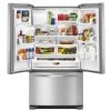 Whirlpool French Door Refrigerator 36-in - 25-cu ft - Stainless Steel -Whirlpool Shop 30005555d L