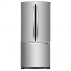 Whirlpool French Door Refrigerator - 30-in - 20-cu ft - Stainless Steel