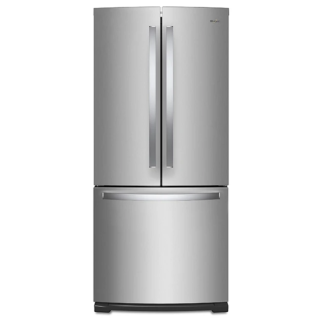 Whirlpool French Door Refrigerator - 30-in - 20-cu ft - Stainless Steel 3 Whirlpool French Door Refrigerator - 30-in - 20-cu ft - Stainless Steel