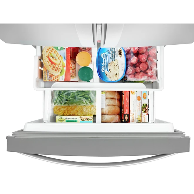 Whirlpool French Door Refrigerator - 30-in - 20-cu ft - Stainless Steel 5 Whirlpool French Door Refrigerator - 30-in - 20-cu ft - Stainless Steel - Image 3