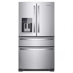 Whirlpool 24.5-cu ft French Door Refrigerator with Water Dispenser and Ice Maker - Stainless Steel