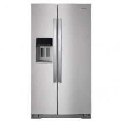 Whirlpool Side-by-Side Refrigerator with Water/Ice Dispenser - 36-in - 28.4-cu ft - Stainless Steel