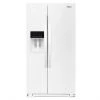 Whirlpool Side-by-Side Refrigerator with Water/Ice Dispenser - 36-in - 28-cu ft - White -Whirlpool Shop 30005710 L