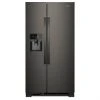 Whirlpool Side-by-Side Refrigerator with EveryDrop Water Filtration System - 33-in - 21-cu ft - Black Stainless Steel -Whirlpool Shop 30005722 L