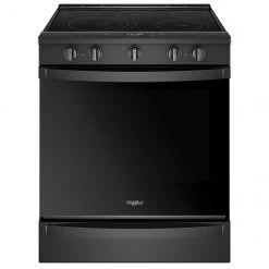 Self-Cleaning Electric Range - 6.4 cu. ft. - Black