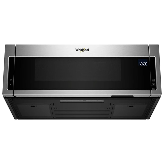 Whirlpool Low-Profile Over-the-Range Microwave - 900 W - 1.1-cu ft - Fingerprint-Resistant Stainless Steel 4 Whirlpool Low-Profile Over-the-Range Microwave - 900 W - 1.1-cu ft - Fingerprint-Resistant Stainless Steel - Image 2