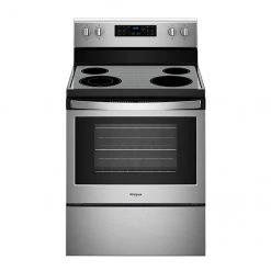 Whirlpool Freestanding Electric Range with True Convection - 30-in - 5.3-cu ft - Stainless Steel