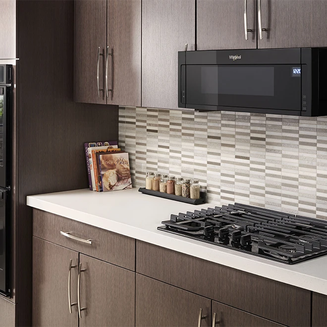 Whirlpool Gas Cooktop - 4 Burners - 30-inch - Black - 15,000 BTU 4 Whirlpool Gas Cooktop - 4 Burners - 30-inch - Black - 15,000 BTU - Image 2