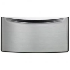 Pedestal with Storage Drawer - 27" - Chrome Shadow