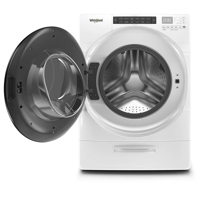 Whirlpool Front Load Washer - 5.2 cu. ft. - 33" - White 4 Whirlpool Front Load Washer - 5.2 cu. ft. - 33" - White - Image 2