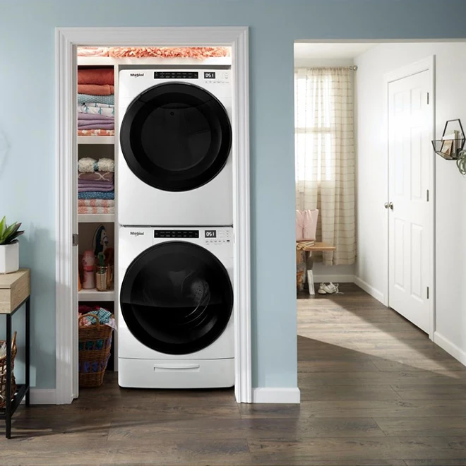 Whirlpool Front Load Washer - 5.2 cu. ft. - 33" - White 5 Whirlpool Front Load Washer - 5.2 cu. ft. - 33" - White - Image 3