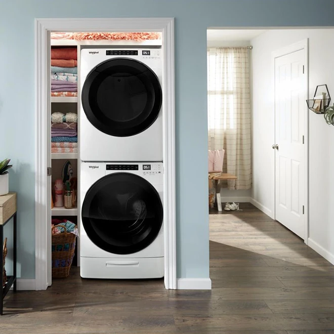 Electric Dryer with Steam Cycles - 27" - 7.4 cu. ft. - White 5 Electric Dryer with Steam Cycles - 27" - 7.4 cu. ft. - White - Image 3