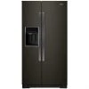 Whirlpool 36-in Counder-Depth Side-by-Side Refrigerator - 21-cu ft - Black Stainless Steel 2 Whirlpool 36-in Counder-Depth Side-by-Side Refrigerator - 21-cu ft - Black Stainless Steel -Whirlpool Shop 30005861 L