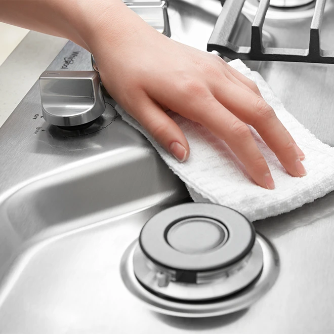 Whirlpool Gas Cooktop - 5 Burners - 36-in - 15,000 BTU - Stainless Steel 6 Whirlpool Gas Cooktop - 5 Burners - 36-in - 15,000 BTU - Stainless Steel - Image 4