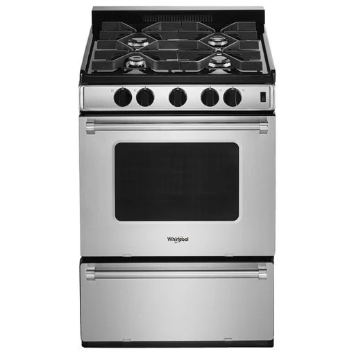 Whirlpool(R) Freestanding Gas Range - 24" - 3 cu. ft. - SS 2 Whirlpool(R) Freestanding Gas Range - 24" - 3 cu. ft. - SS -Whirlpool Shop 30005968 L