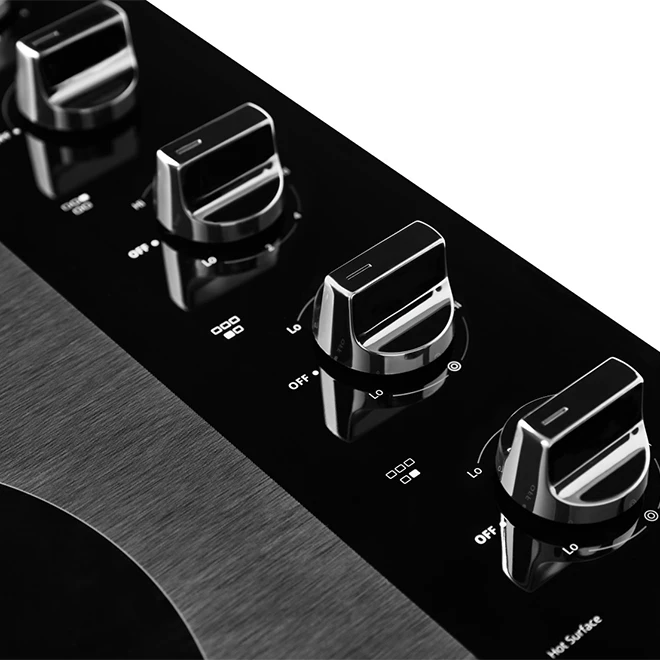 Whirlpool 5-Burner Electric Cooktop - 30-in - FlexHeat - Black 4 Whirlpool 5-Burner Electric Cooktop - 30-in - FlexHeat - Black - Image 2