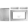 Whirlpool(TM) Microwave Oven Trim Kit - 30" - Stainless Steel -Whirlpool Shop 30006151 L