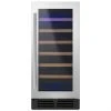 Undercounter 34-Bottle Wine Cellar - 15" - Black and SS 2 Undercounter 34-Bottle Wine Cellar - 15" - Black and SS -Whirlpool Shop 30006277 L