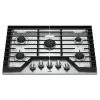 Whirlpool Gas Cooktop - 5 Burners - 30-in - 15,000 BTU - Stainless Steel 3 Whirlpool Gas Cooktop - 5 Burners - 30-in - 15,000 BTU - Stainless Steel -Whirlpool Shop 30006335b L