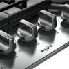 Whirlpool Gas Cooktop - 5 Burners - 30-in - 15,000 BTU - Stainless Steel 4 Whirlpool Gas Cooktop - 5 Burners - 30-in - 15,000 BTU - Stainless Steel -Whirlpool Shop 30006335c L
