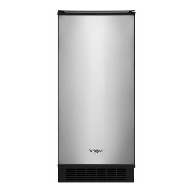 Whirlpool Ice Maker - Clear Ice Technology - 15-in - Stainless Steel - Capacity of 25-lb 3 Whirlpool Ice Maker - Clear Ice Technology - 15-in - Stainless Steel - Capacity of 25-lb