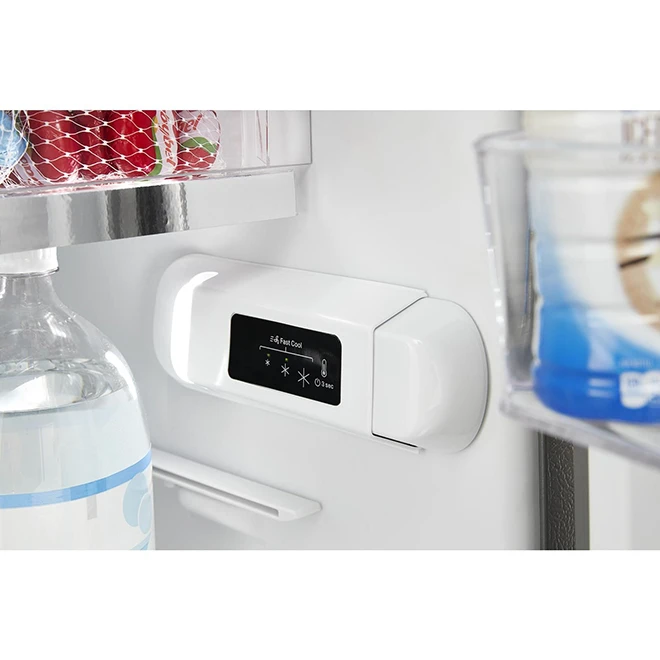 Whirlpool 24-in Black Top Freezer Refrigerator - 11.6 cu ft 6 Whirlpool 24-in Black Top Freezer Refrigerator - 11.6 cu ft - Image 4