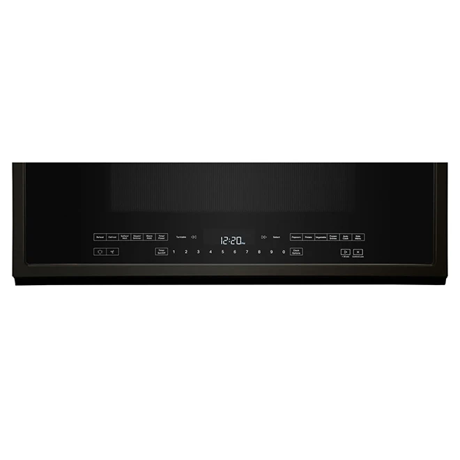 Whirlpool Over-the-Range Microwave Oven - 2.1-cu ft - 1000-Watt - Black Stainless Steel 6 Whirlpool Over-the-Range Microwave Oven - 2.1-cu ft - 1000-Watt - Black Stainless Steel - Image 4