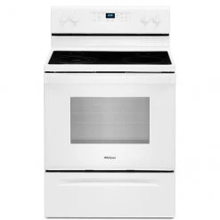 Whirlpool Freestanding Self-Cleaning Electric Oven - Frozen Bake - Fingerprint Resistant - White