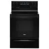 Whirlpool Black Freestanding Electric Range - Adjustable Self-Cleaning Levels - Smooth 4 Burner Cooktop - 5.3-cu ft -Whirlpool Shop 30006523 L