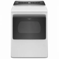 Whirlpool Smart Capable Top Load Gas Dryer - 7.4-cu ft - 27-in - Wrinkle Shield - White