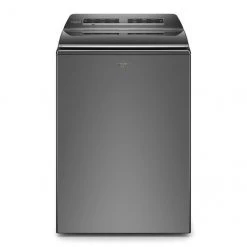 Whirlpool 6-cu ft Chrome Shadow Top-Load Washer with 2-in-1 Removable Agitator
