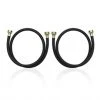 Whirlpool Washer Fill Hoses - 4-ft - PEX - Black - Pack of 2 -Whirlpool Shop 30006594 L