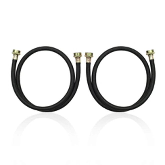 Whirlpool Washer Fill Hoses - 4-ft - PEX - Black - Pack of 2 3 Whirlpool Washer Fill Hoses - 4-ft - PEX - Black - Pack of 2