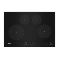 Whirlpool 30-in 4-Element Black Induction Cooktop