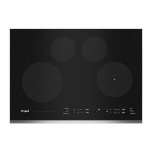Whirlpool Induction Cooktop 30-in Stainless Steel Black 8 Whirlpool Induction Cooktop 30-in Stainless Steel Black -Whirlpool Shop 30006598 L