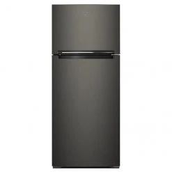 Whirlpool 18-cu ft Standard Depth Top Freezer Refrigerator (Fingerprint-Resistant Black Stainless Steel)