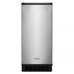 Whirlpool 25-lb 15-in Reversible Door Ice Maker (Fingerprint-Resistant Stainless Steel)