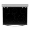 Whirlpool Ceramic Glass 5.3-cu ft Self-Cleaning Air Fry Electric 5-in-1 Range (Fingerprint-Resistant Stainless Steel) -Whirlpool Shop 30006691b L